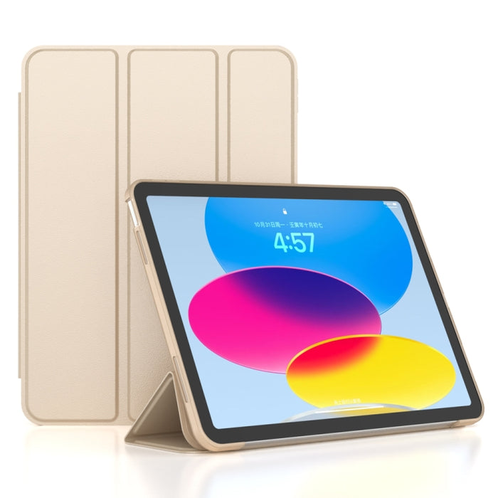 Estuche para tableta inteligente de cuero TPU de 3 pliegues