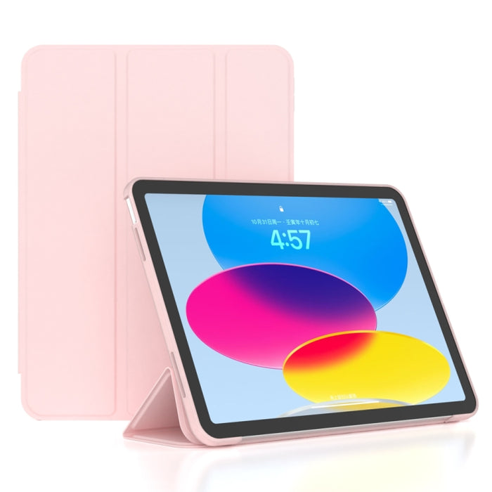Estuche para tableta inteligente de cuero TPU de 3 pliegues