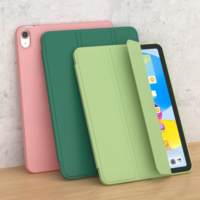 Estuche para tableta inteligente de cuero TPU de 3 pliegues