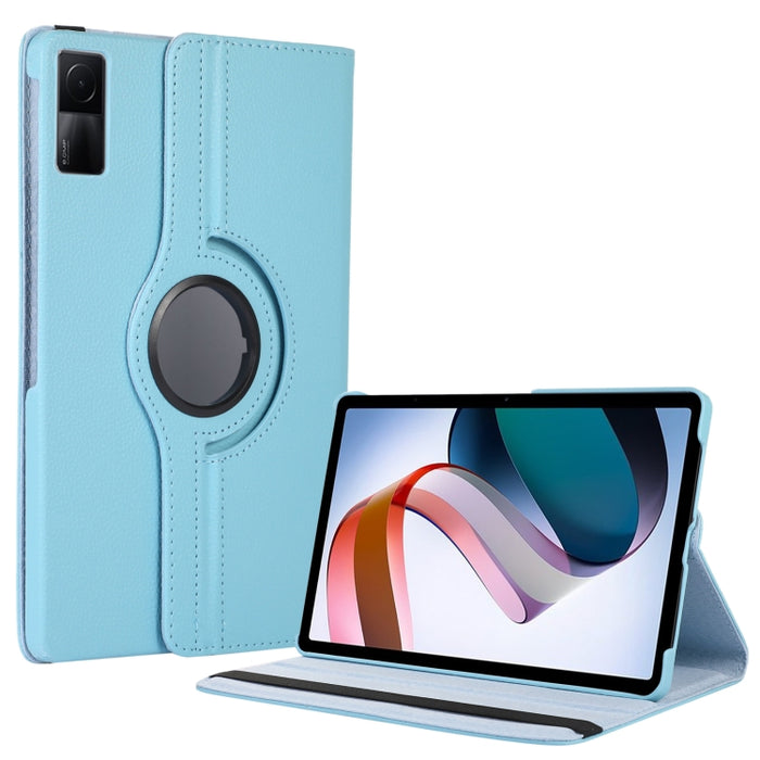 Estuche para tableta de cuero con textura Litchi con rotación de 360 grados, For Xiaomi Redmi Pad 10.61