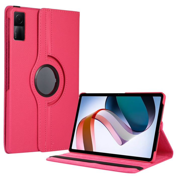 Estuche para tableta de cuero con textura Litchi con rotación de 360 grados, For Xiaomi Redmi Pad 10.61