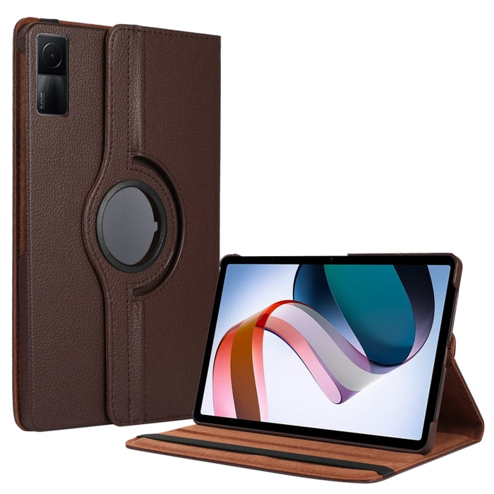 Estuche para tableta de cuero con textura Litchi con rotación de 360 grados, For Xiaomi Redmi Pad 10.61