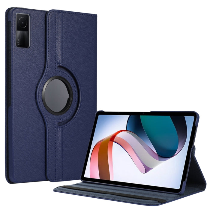 Estuche para tableta de cuero con textura Litchi con rotación de 360 grados, For Xiaomi Redmi Pad 10.61