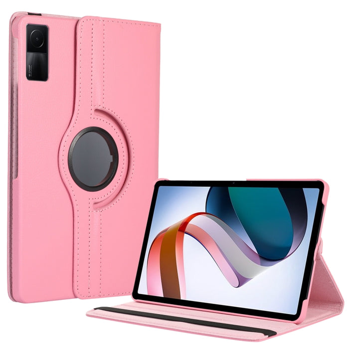 Estuche para tableta de cuero con textura Litchi con rotación de 360 grados, For Xiaomi Redmi Pad 10.61