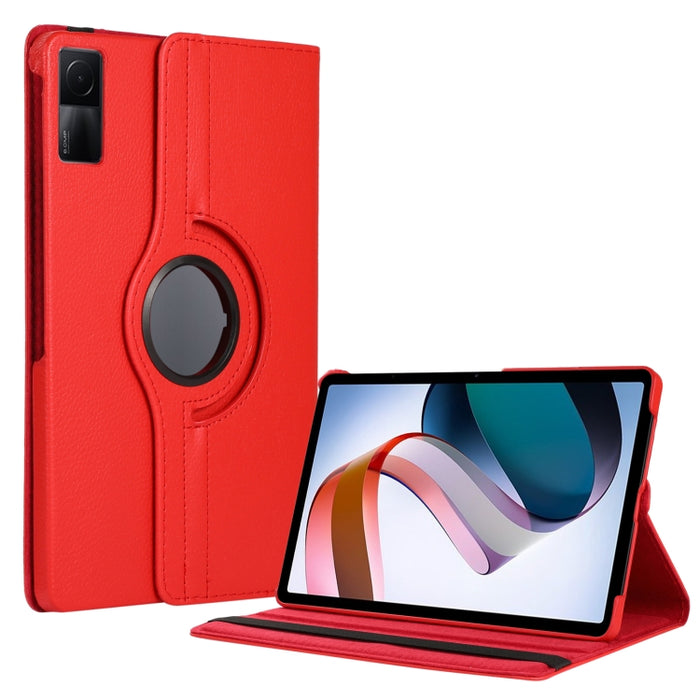 Estuche para tableta de cuero con textura Litchi con rotación de 360 grados, For Xiaomi Redmi Pad 10.61