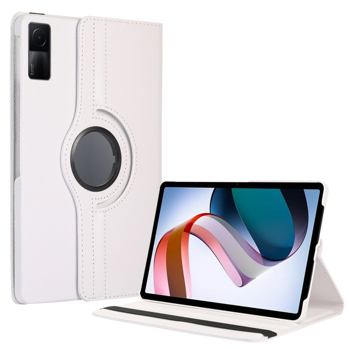 Estuche para tableta de cuero con textura Litchi con rotación de 360 grados, For Xiaomi Redmi Pad 10.61