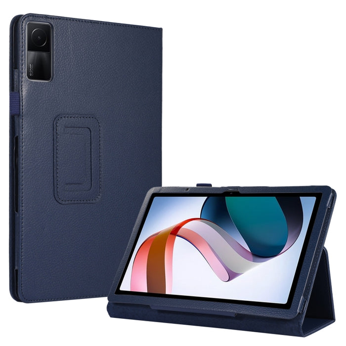 Estuche para tableta de cuero con textura Litchi con soporte, For Xiaomi Redmi Pad 10.61