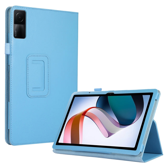 Estuche para tableta de cuero con textura Litchi con soporte, For Xiaomi Redmi Pad 10.61