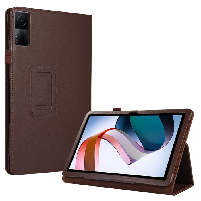 Estuche para tableta de cuero con textura Litchi con soporte, For Xiaomi Redmi Pad 10.61