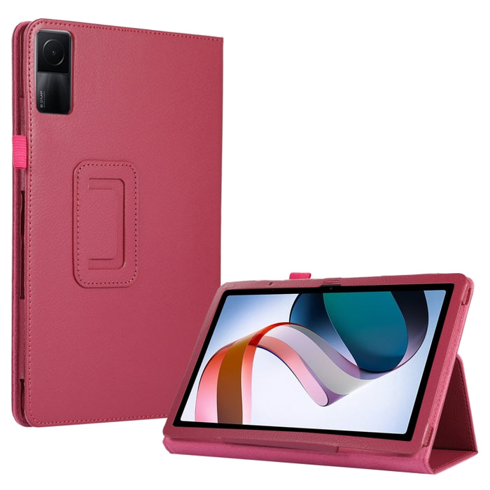 Estuche para tableta de cuero con textura Litchi con soporte, For Xiaomi Redmi Pad 10.61