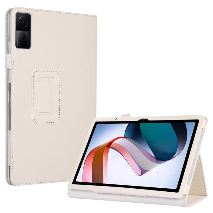 Estuche para tableta de cuero con textura Litchi con soporte, For Xiaomi Redmi Pad 10.61