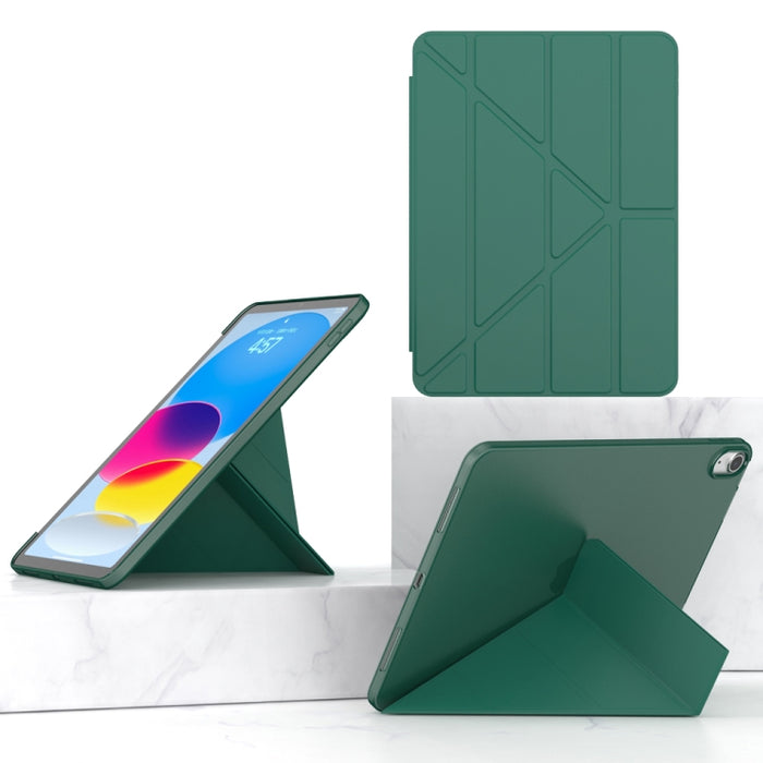 Estuche para tableta inteligente de cuero TPU con múltiples pliegues
