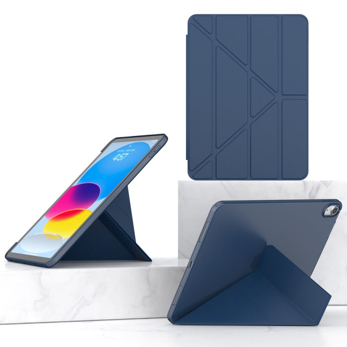 Estuche para tableta inteligente de cuero TPU con múltiples pliegues