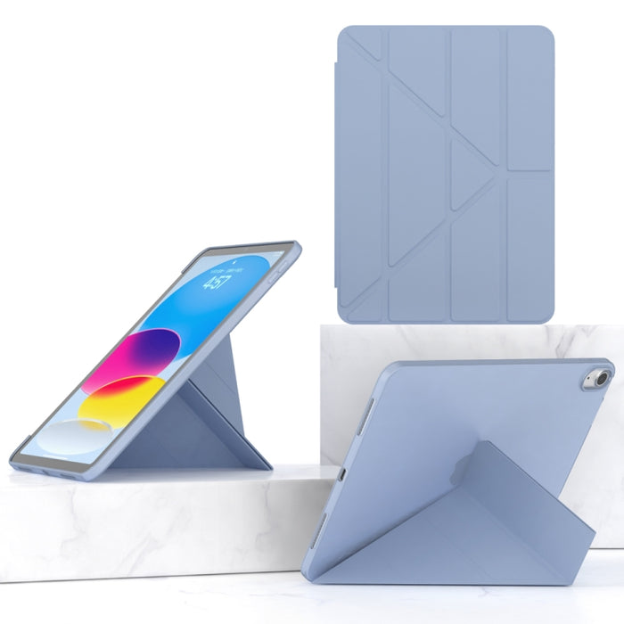 Estuche para tableta inteligente de cuero TPU con múltiples pliegues