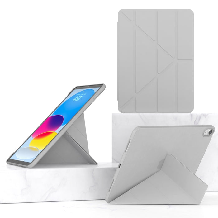 Estuche para tableta inteligente de cuero TPU con múltiples pliegues