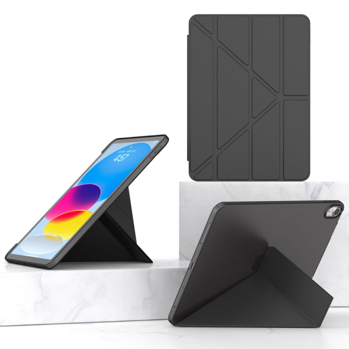 Estuche para tableta inteligente de cuero TPU con múltiples pliegues
