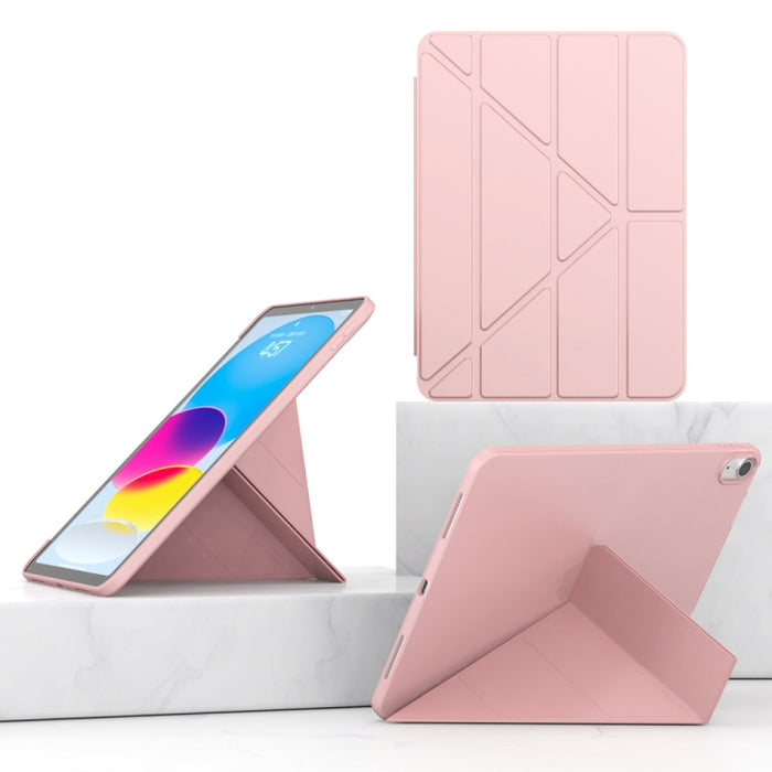 Estuche para tableta inteligente de cuero TPU con múltiples pliegues