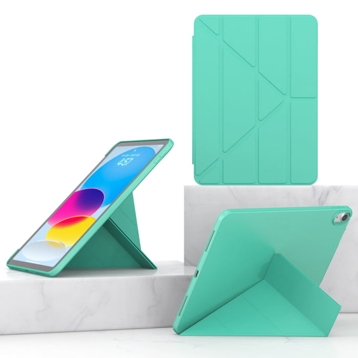 Estuche para tableta inteligente de cuero TPU con múltiples pliegues