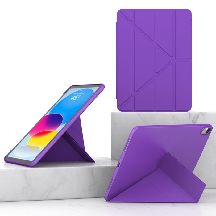 Estuche para tableta inteligente de cuero TPU con múltiples pliegues