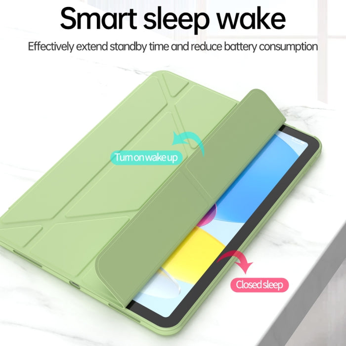 Estuche para tableta inteligente de cuero TPU con múltiples pliegues