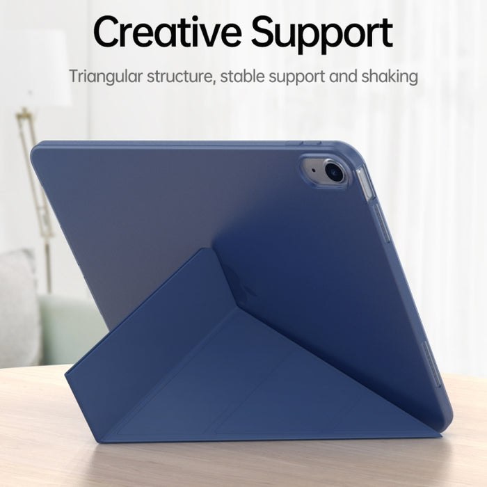 Estuche para tableta inteligente de cuero TPU con múltiples pliegues
