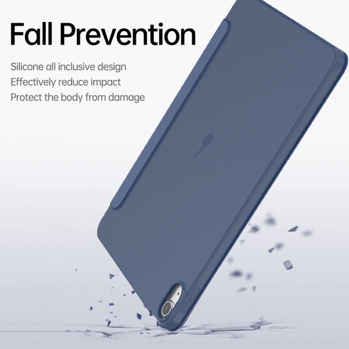 Estuche para tableta inteligente de cuero TPU con múltiples pliegues