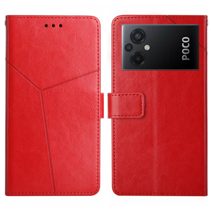 HT01 Estuche para teléfono de cuero con tapa y patrón en forma de Y, For Xiaomi Redmi 11 Prime 4G, For Xiaomi Redmi 11 Prime 5G, For Xiaomi Redmi Note 12 China, For Xiaomi Redmi Note 12 Pro 5G China, For Xiaomi Redmi Note 12 Pro+ China/Note 12 Explorer...