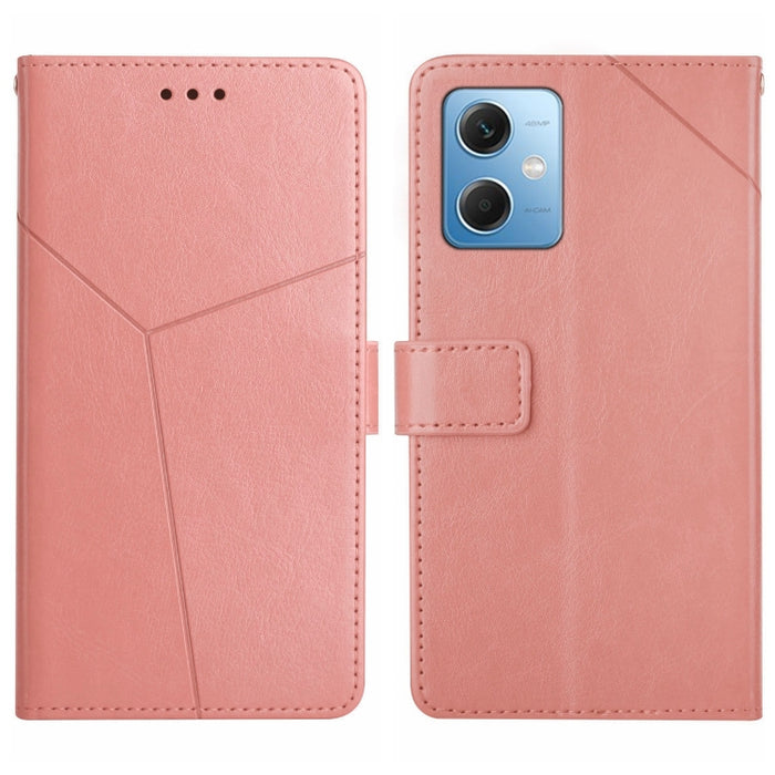 HT01 Estuche para teléfono de cuero con tapa y patrón en forma de Y, For Xiaomi Redmi 11 Prime 4G, For Xiaomi Redmi 11 Prime 5G, For Xiaomi Redmi Note 12 China, For Xiaomi Redmi Note 12 Pro 5G China, For Xiaomi Redmi Note 12 Pro+ China/Note 12 Explorer...
