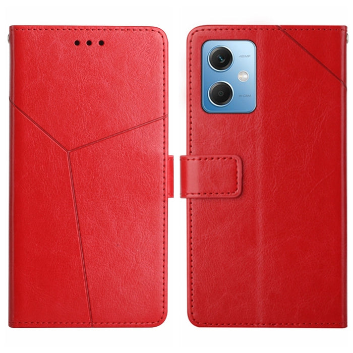 HT01 Estuche para teléfono de cuero con tapa y patrón en forma de Y, For Xiaomi Redmi 11 Prime 4G, For Xiaomi Redmi 11 Prime 5G, For Xiaomi Redmi Note 12 China, For Xiaomi Redmi Note 12 Pro 5G China, For Xiaomi Redmi Note 12 Pro+ China/Note 12 Explorer...