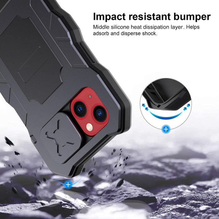 Camshield Tri-poof Funda metálica para teléfono con soporte