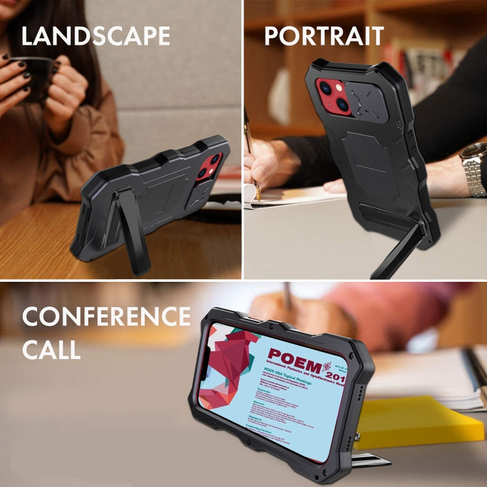 Camshield Tri-poof Funda metálica para teléfono con soporte