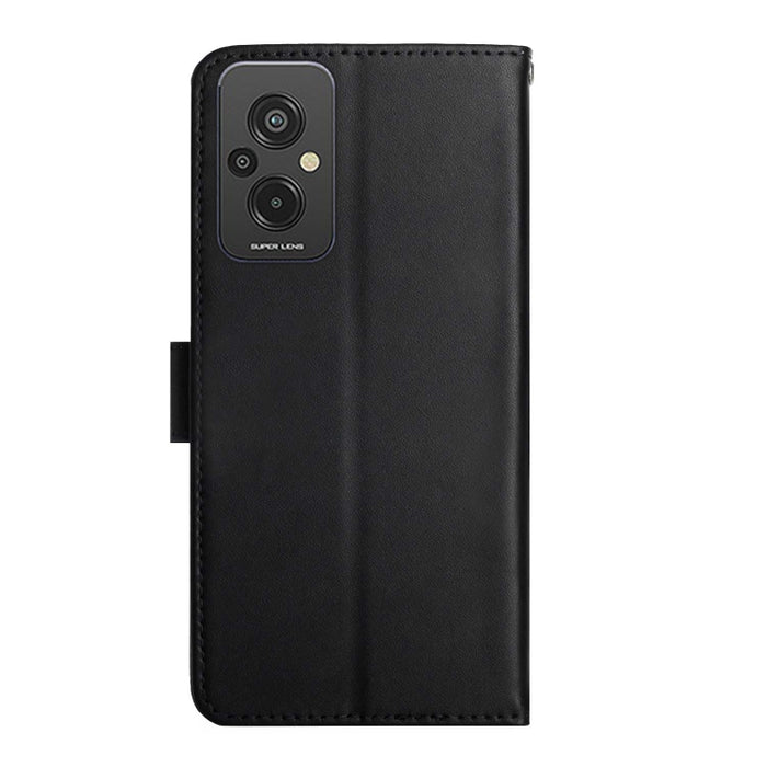 Estuche para teléfono con tapa a prueba de huellas dactilares de cuero genuino, For Xiaomi Redmi 11 Prime 4G, For Xiaomi Redmi 11 Prime 5G, For Xiaomi Redmi Note 12 China, For Xiaomi Redmi Note 12 Pro 5G China                                           ...