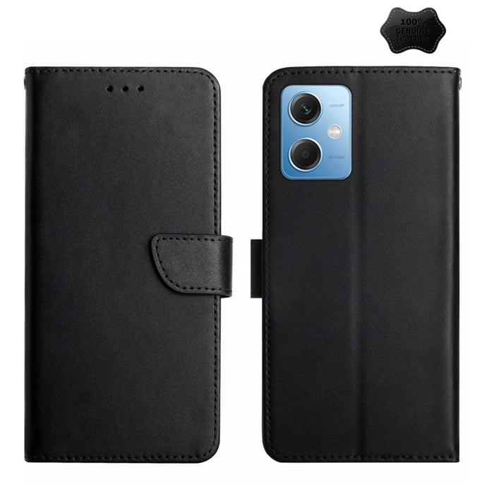 Estuche para teléfono con tapa a prueba de huellas dactilares de cuero genuino, For Xiaomi Redmi 11 Prime 4G, For Xiaomi Redmi 11 Prime 5G, For Xiaomi Redmi Note 12 China, For Xiaomi Redmi Note 12 Pro 5G China                                           ...