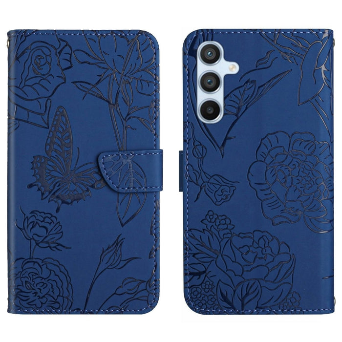 HT03 Skin Feel Butterfly Estuche de cuero con tapa en relieve para teléfono, For Xiaomi Redmi 11 Prime 4G, For Xiaomi Redmi 11 Prime 5G, For Xiaomi Redmi Note 12 China, For Xiaomi Redmi Note 12 Pro 5G China                                              ...
