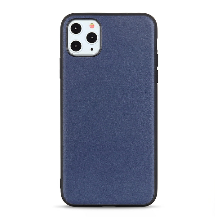 Estuche protector de textura de piel de cordero de cuero genuino