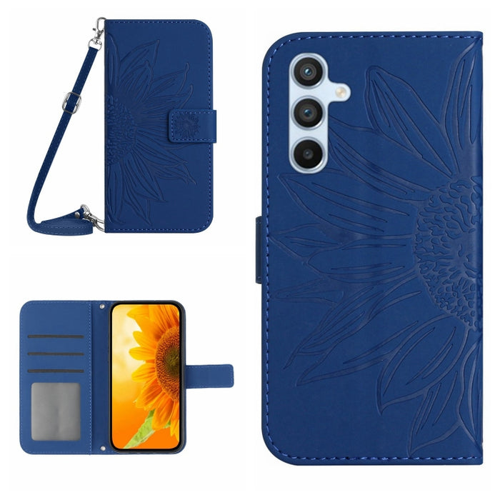 Skin Feel Sun Flower Pattern Flip Funda de cuero para teléfono con cordón, For Xiaomi Redmi 11 Prime 4G, For Xiaomi Redmi 11 Prime 5G, For Xiaomi Redmi Note 12 China, For Xiaomi Redmi Note 12 Pro 5G China                                                ...