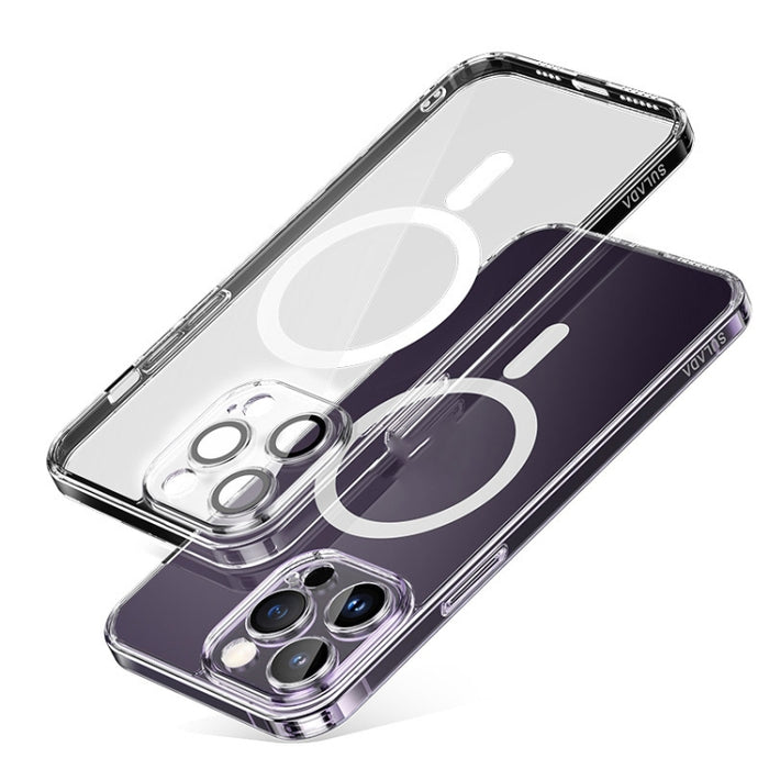 SULADA Jingpin Series Estuche para teléfono de TPU galvanizado con lente todo incluido, For iPhone 14, For iPhone 14 Plus, For iPhone 14 Pro, For iPhone 14 Pro Max