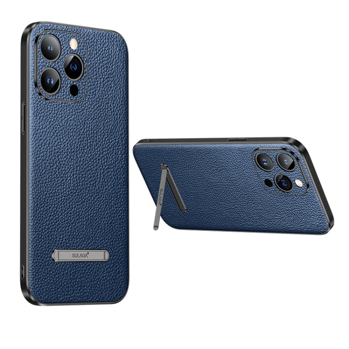 SULADA Famosa serie artesanal Litchi Leather PC + TPU Phone Case, For iPhone 14, For iPhone 14 Plus, For iPhone 14 Pro, For iPhone 14 Pro Max
