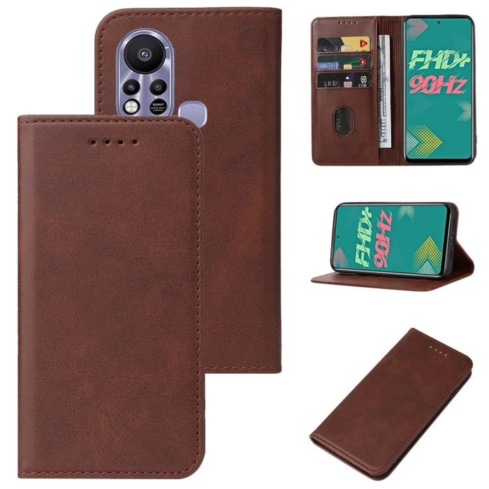 Caja de teléfono de cuero con cierre magnético, For Infinix Hot 11s NFC, For Infinix Hot 10 Play/Smart 5 India, For Infinix Hot 11 2022, For Infinix Hot 11 X662, For Infinix Hot 11s, For Infinix Hot 12 India, For Infinix Hot 12i, For Infinix Hot 20S   ...