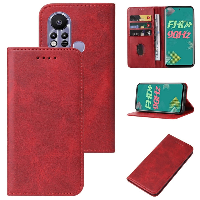 Caja de teléfono de cuero con cierre magnético, For Infinix Hot 11s NFC, For Infinix Hot 10 Play/Smart 5 India, For Infinix Hot 11 2022, For Infinix Hot 11 X662, For Infinix Hot 11s, For Infinix Hot 12 India, For Infinix Hot 12i, For Infinix Hot 20S   ...