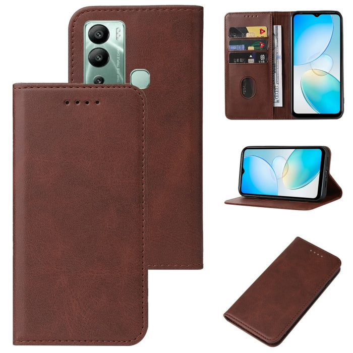 Caja de teléfono de cuero con cierre magnético, For Infinix Hot 11s NFC, For Infinix Hot 10 Play/Smart 5 India, For Infinix Hot 11 2022, For Infinix Hot 11 X662, For Infinix Hot 11s, For Infinix Hot 12 India, For Infinix Hot 12i, For Infinix Hot 20S   ...