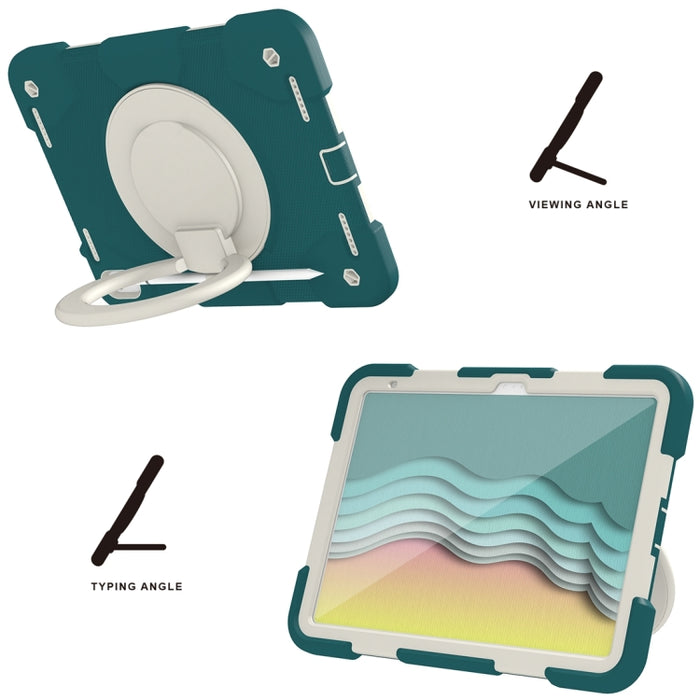Rotación 360 PC + funda de silicona para tableta, For iPad 10th Gen 10.9 2022