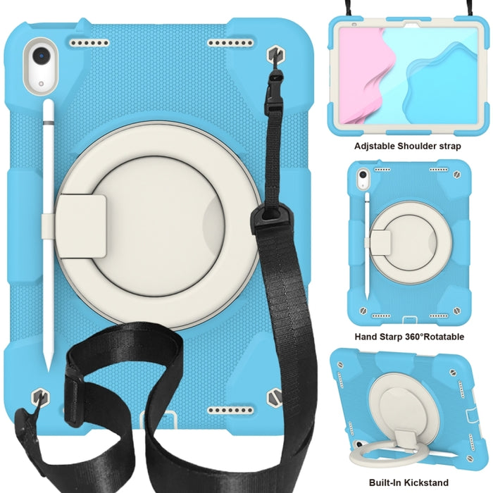 Rotación 360 PC + funda de silicona para tableta, For iPad 10th Gen 10.9 2022
