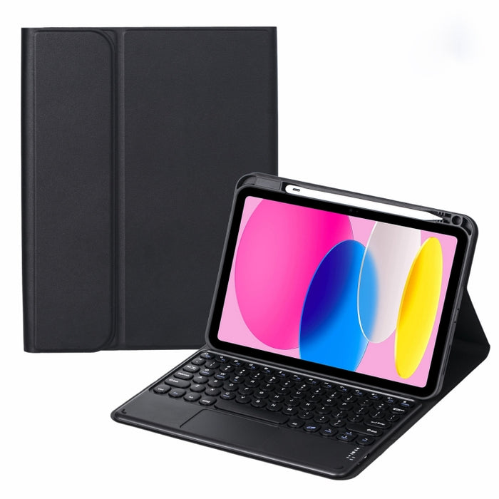 Estuche para tableta de cuero con teclado táctil Bluetooth, For iPad 10th Gen 10.9 2022
