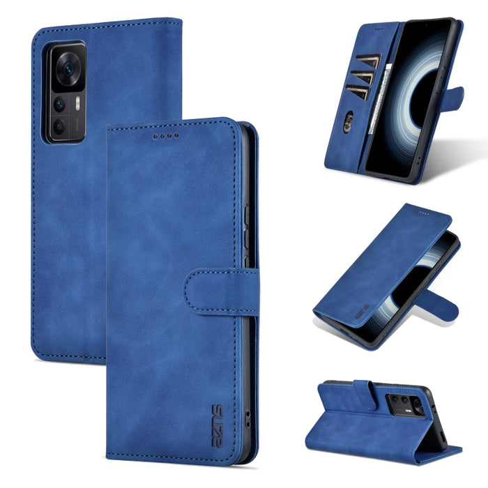 AZNS Skin Feel Calf Texture Flip Funda de cuero para teléfono, For Xiaomi 12T / 12T Pro / Redmi K50 Ultra, For Huawei Mate 50 Pro, For Honor X40