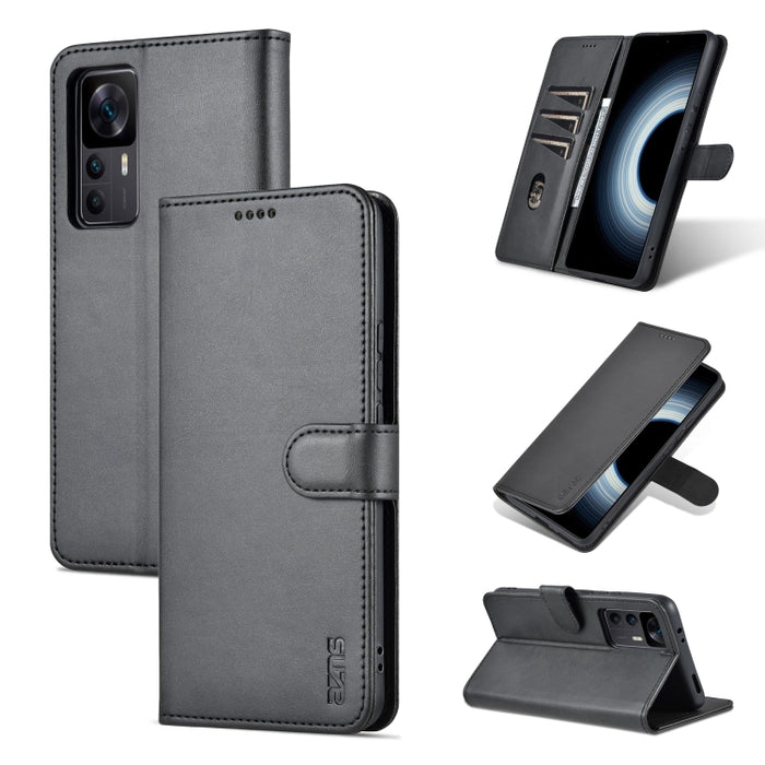 AZNS Skin Feel Calf Texture Flip Funda de cuero para teléfono, For Xiaomi 12T / 12T Pro / Redmi K50 Ultra, For Huawei Mate 50 Pro, For Honor X40
