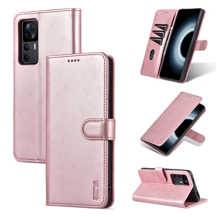 AZNS Skin Feel Calf Texture Flip Funda de cuero para teléfono, For Xiaomi 12T / 12T Pro / Redmi K50 Ultra, For Huawei Mate 50 Pro, For Honor X40
