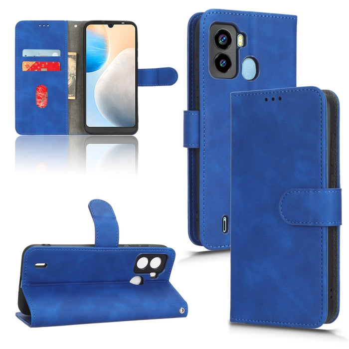 Estuche para teléfono de cuero con tapa magnética Skin Feel, For OPPO A58 5G, For Infinix Hot 20i, For Tecno Pop 6, For Nokia X30 5G, For Xiaomi Civi 2 5G, For UMIDIGI C1