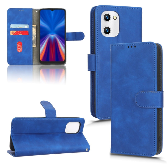 Estuche para teléfono de cuero con tapa magnética Skin Feel, For OPPO A58 5G, For Infinix Hot 20i, For Tecno Pop 6, For Nokia X30 5G, For Xiaomi Civi 2 5G, For UMIDIGI C1