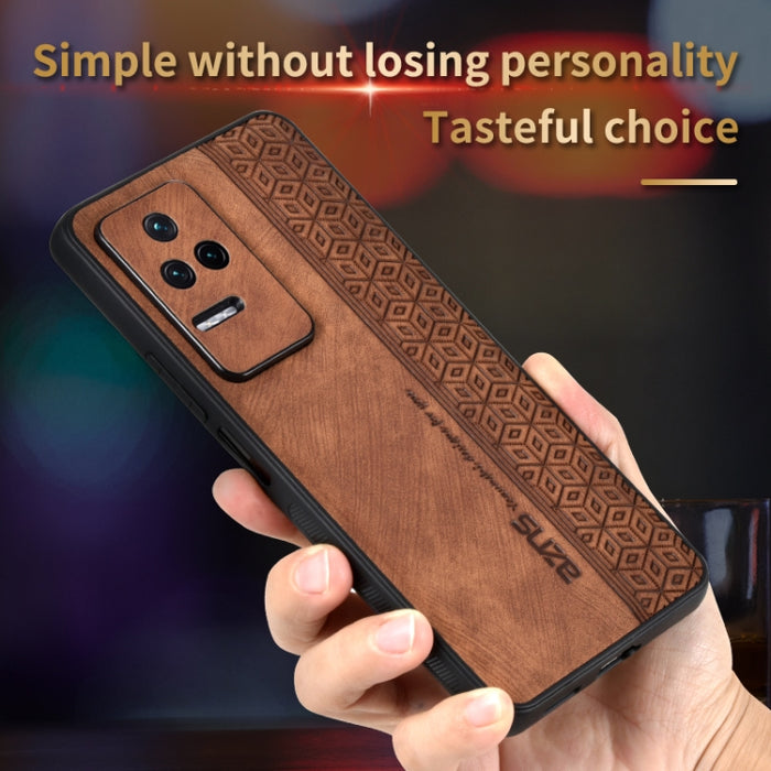 Estuche para teléfono con sensación de piel en relieve AZNS 3D, For Xiaomi Poco F4 / Redmi K40S, For Xiaomi Redmi K50 / K50 Pro, For Xiaomi Redmi Note 11E 5G, For vivo Y35 4G, For OPPO A96 5G / F21 Pro 5G